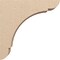 Ekena Millwork 6"W x 24"D x 24"H Thin Olympic Rough Cedar Woodgrain TimberThane Corbel, Primed Tan CORUR06X24X24OLYRCPR - alternate 5